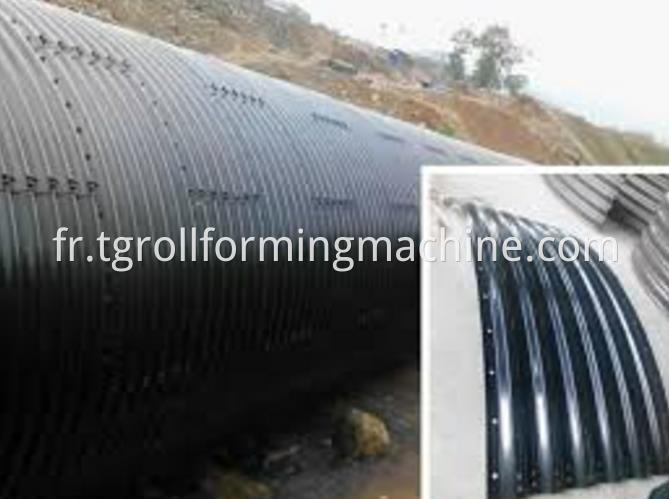 Assembled Corrugated Metal Road Culvert Pipe Forming Machine